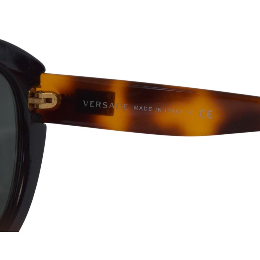 Vintage Gianni Versace Oval Tortoise Sunglasses Model 4310 - Picture 6 of 8